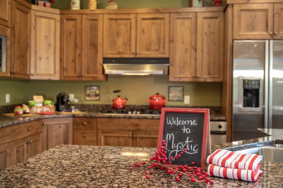 The chef and cook won't miss a thing with this open floor plan.
