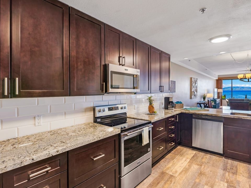 Updated modern kitchen with everything you could want in order to call this home