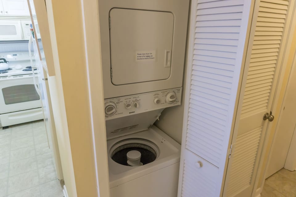 Stackable Washer and Dryer.