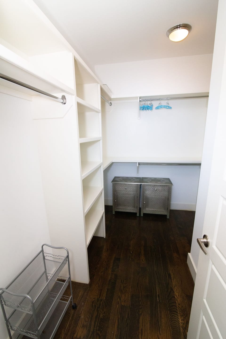 Master walk in closet