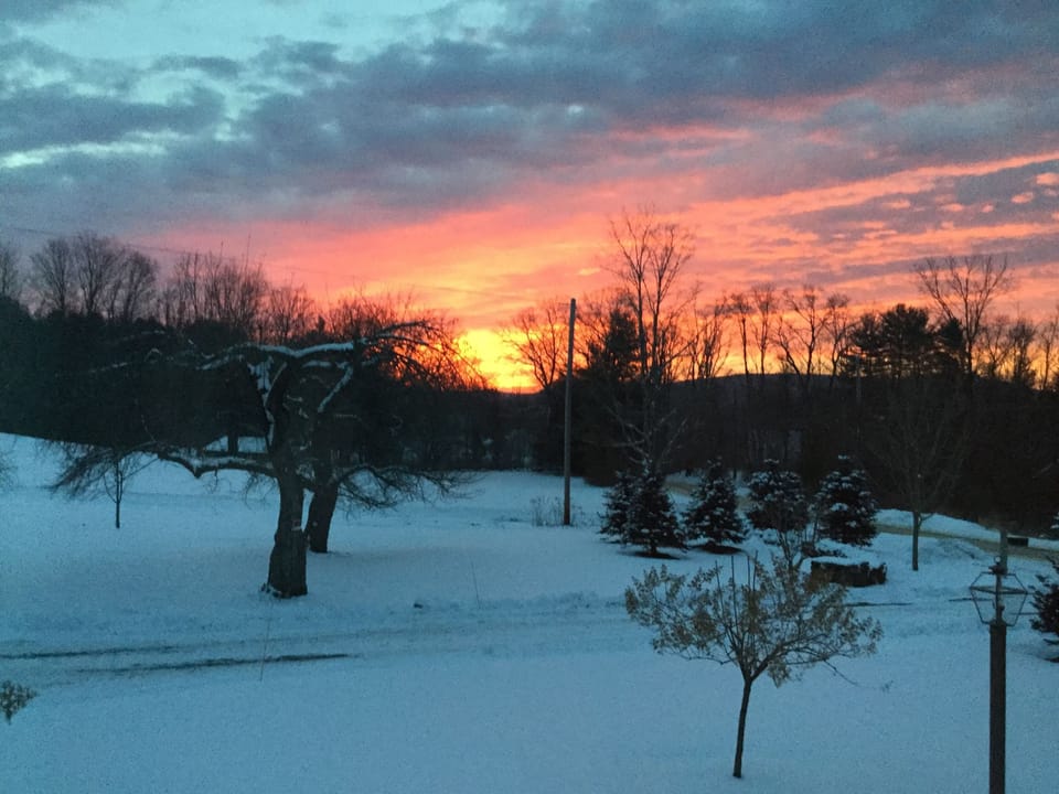 Another spectacular winter  sunrise