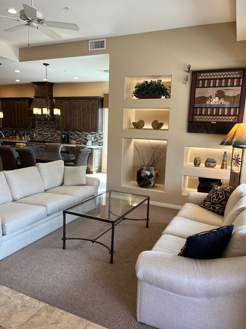 Extended living room area