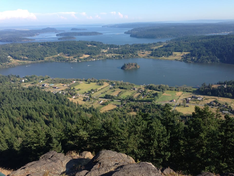 The view from Mt. Erie, 15 minutes away, drive all the way to the top