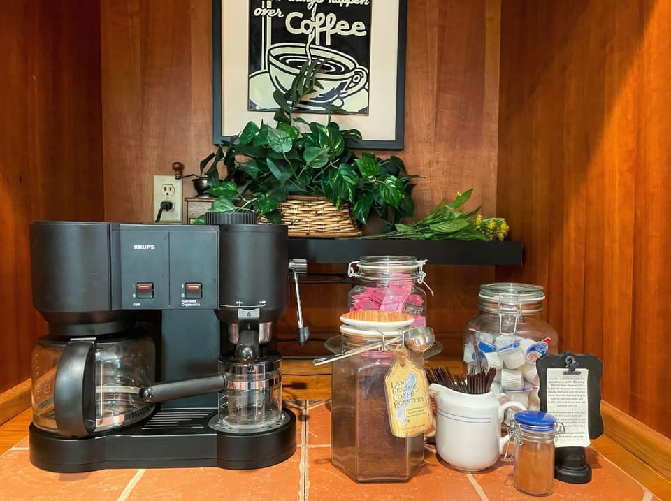 Wake up to your own private coffee station.
Presented by StayatLakeGeneva
