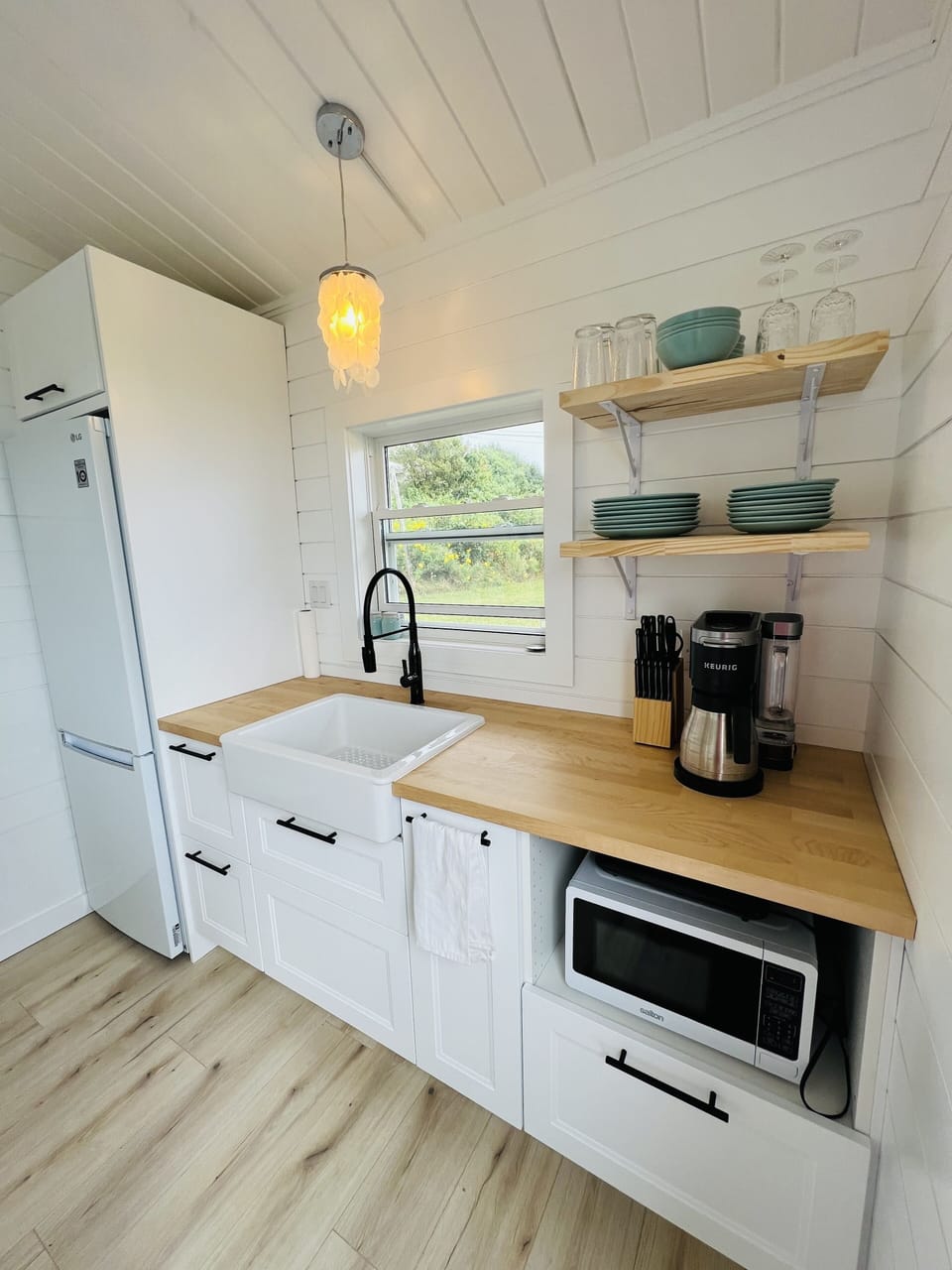 Minimalist and functional.