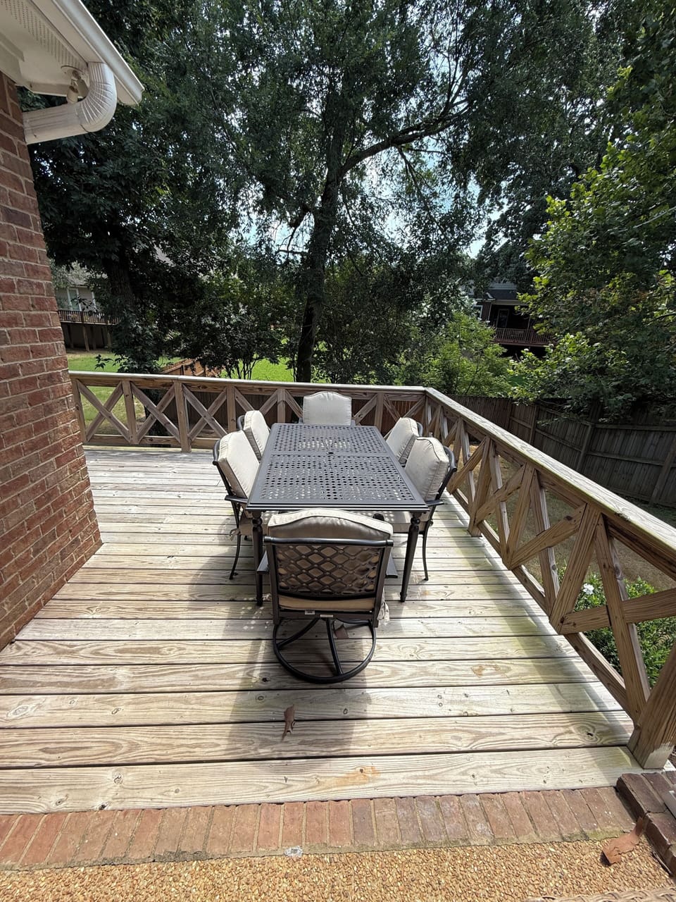 Deck Seating Area
