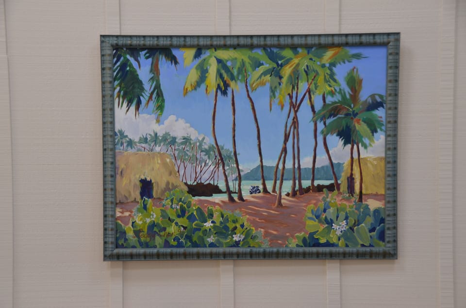 Painting in Dining Room Area