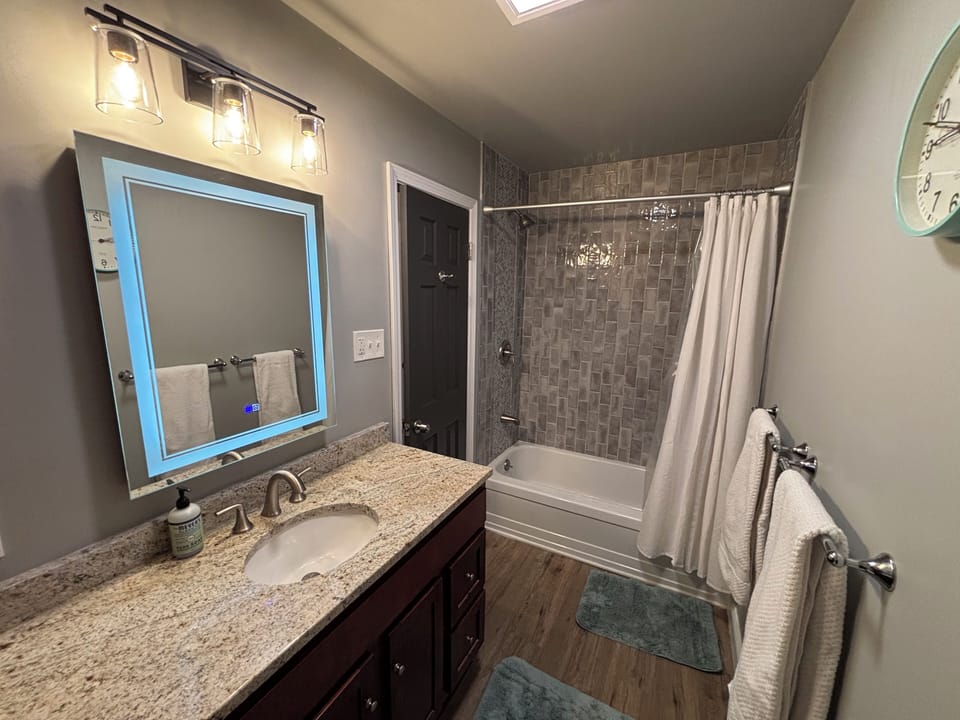 Main floor bathroom next to bedroom #2