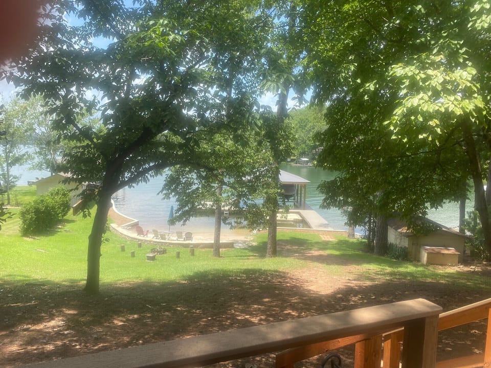 waterfront from deck