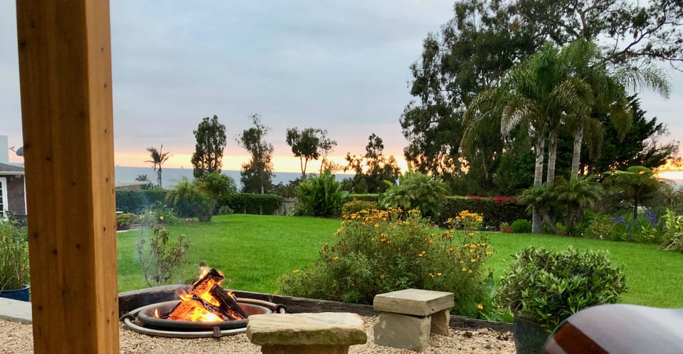 Backyard view