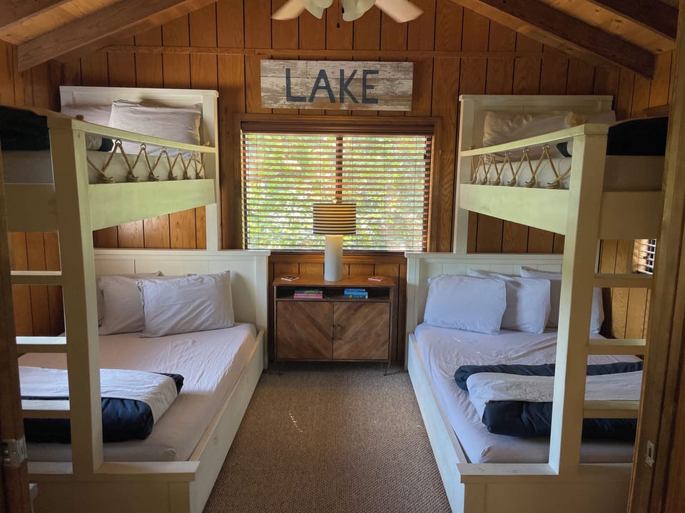 Room for six kids in the bunk room