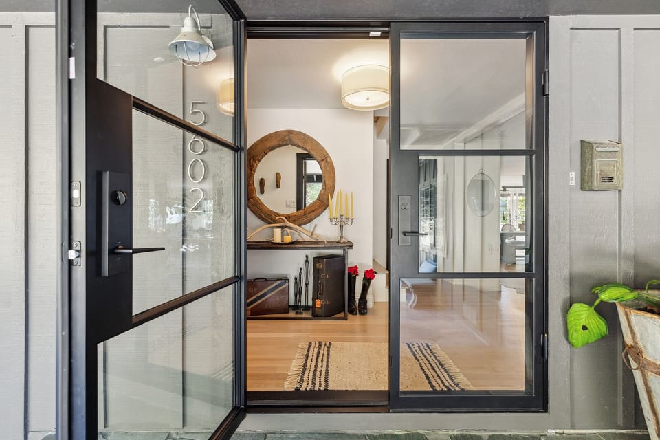 Welcoming front door