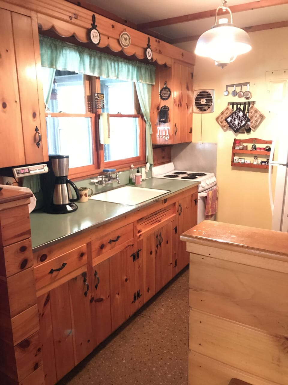 A well-appointed kitchen.