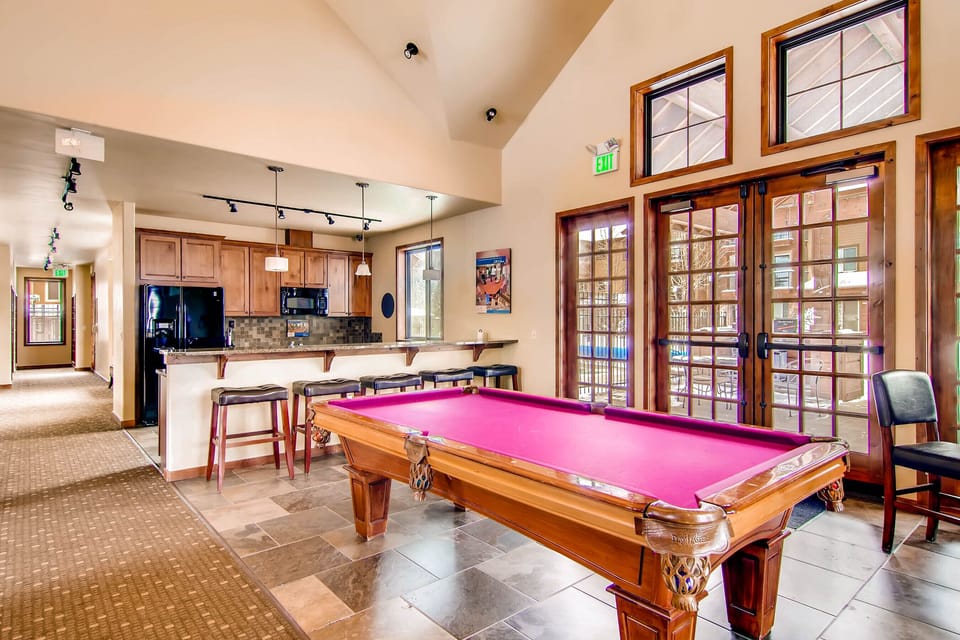 Play pool and utilize additional living space in clubhouse