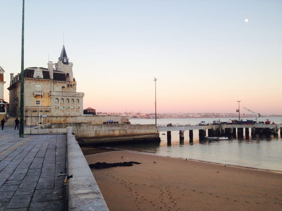 Twilight in the nearby town of Cascais.
