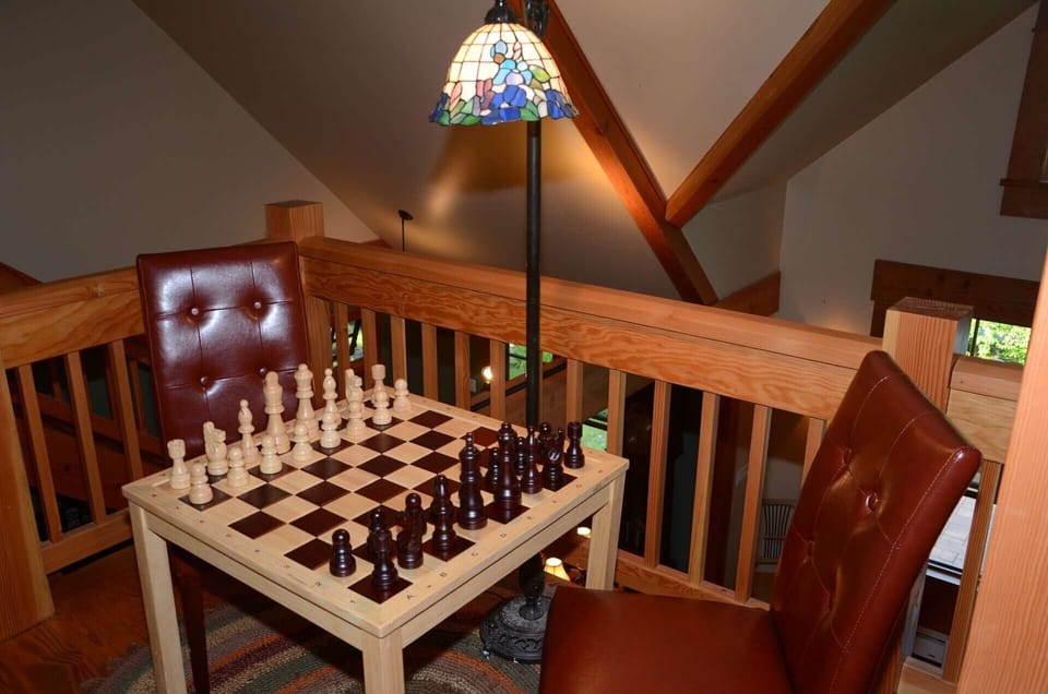 Game Table on Balcony