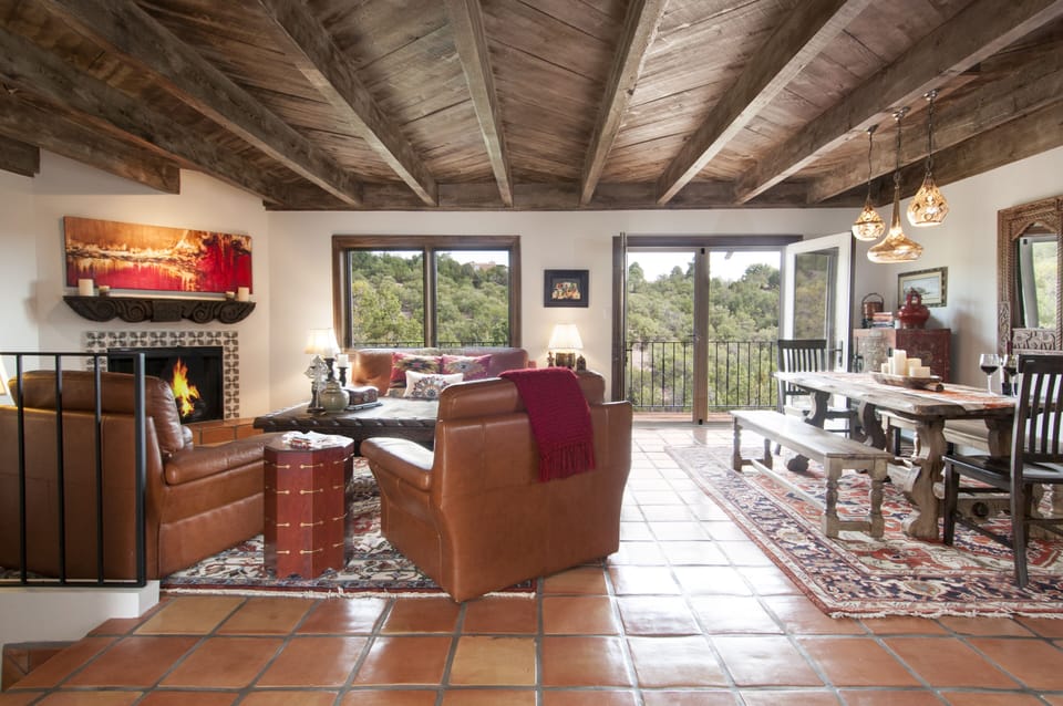 Upstairs Living & Dining Area