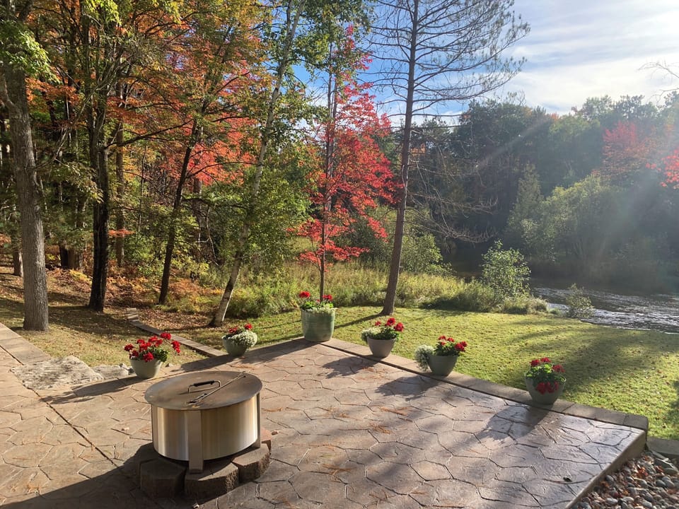View from patio