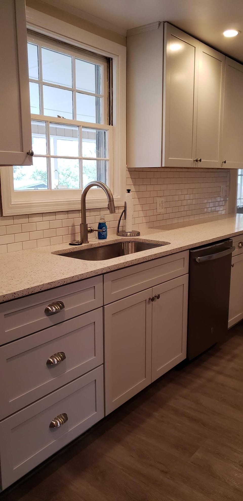 Large country sink, GE Profile dishwasher