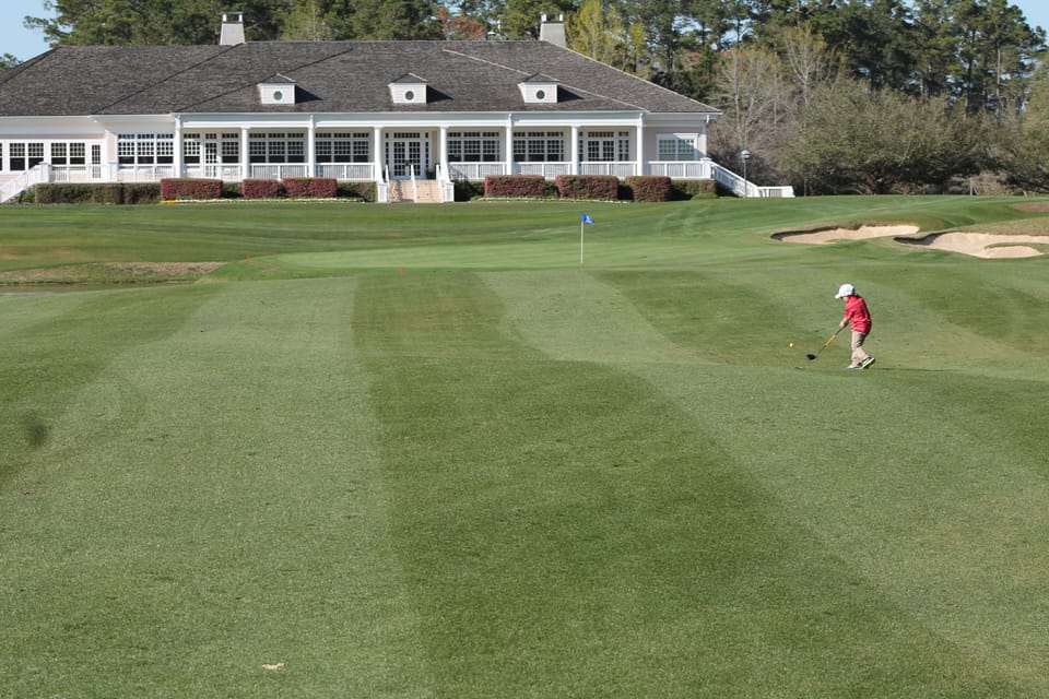 TPC Myrtle Beach 18th hole across the street!
