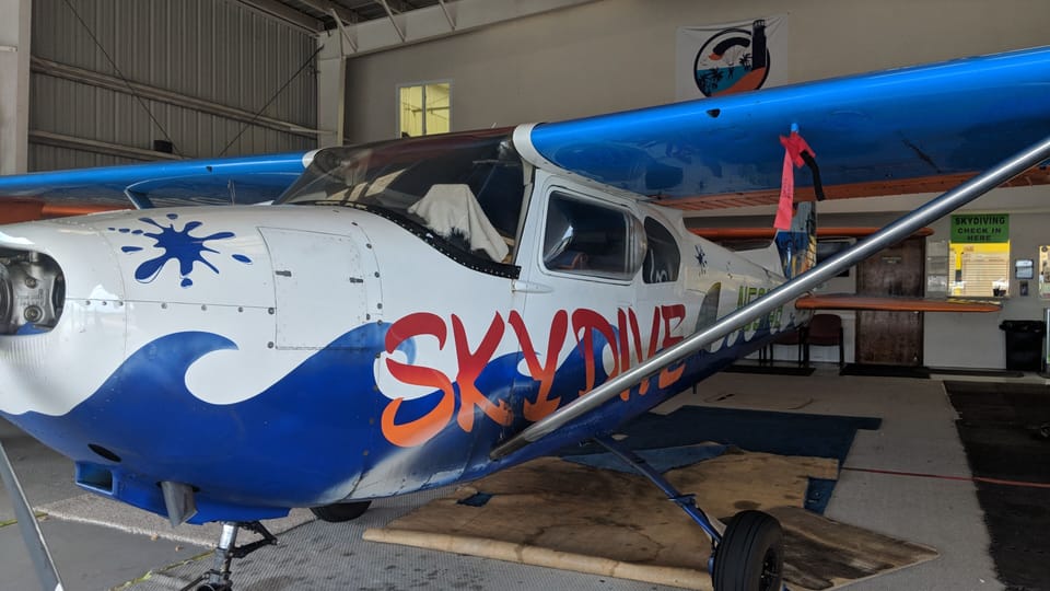 Skydive or take an aerial tour at the Long Beach Oak Island airport. 