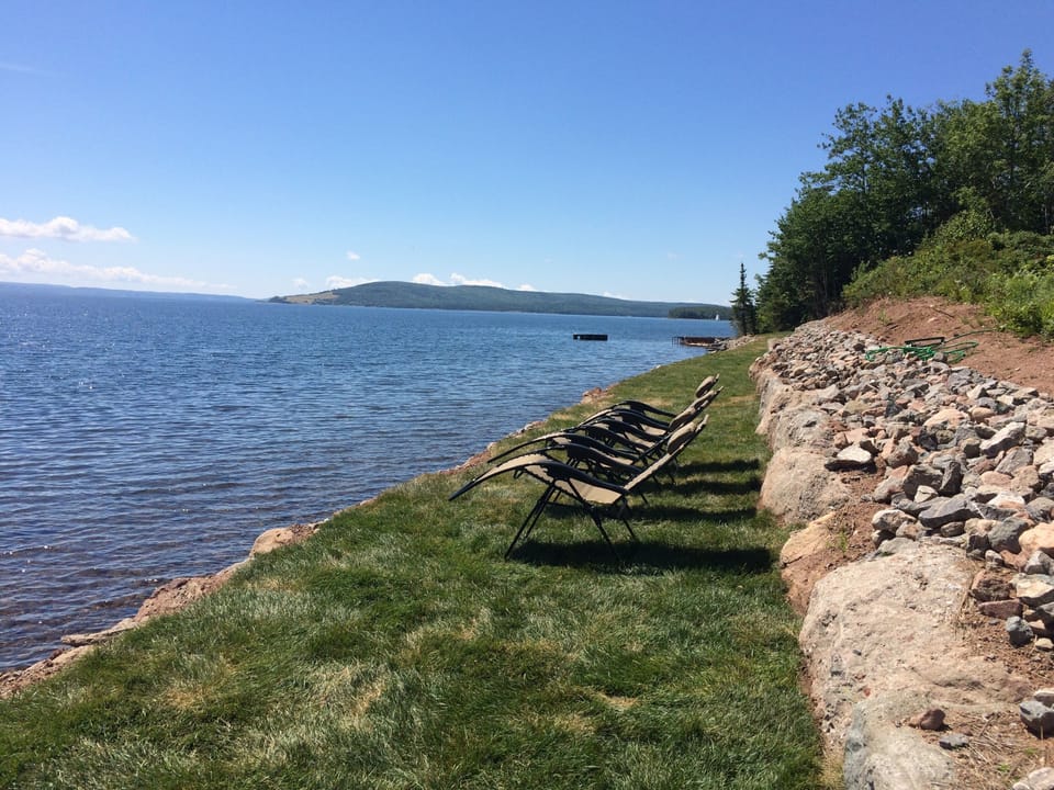 Waterfront Ledge- 
Sun and Relaxation by the Bay