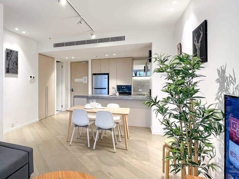 Spacious dining area
