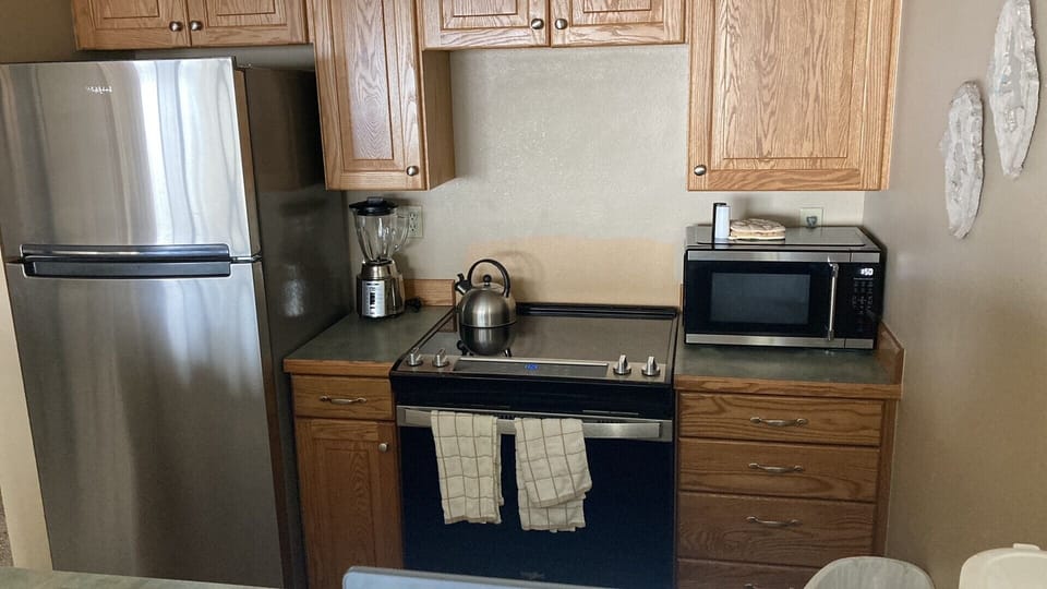 New kitchen appliances.