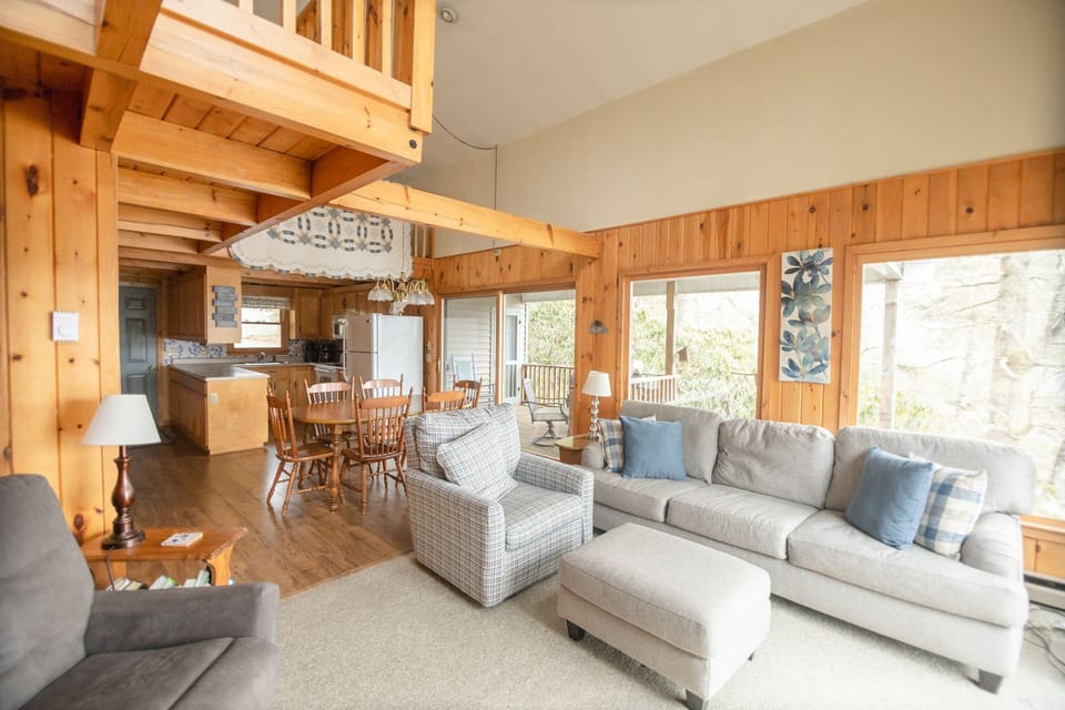 WIFI. 4 Flat screen TVs. Electric heat, wood stove, no A/C. ABSOLUTELY NO PETS! 