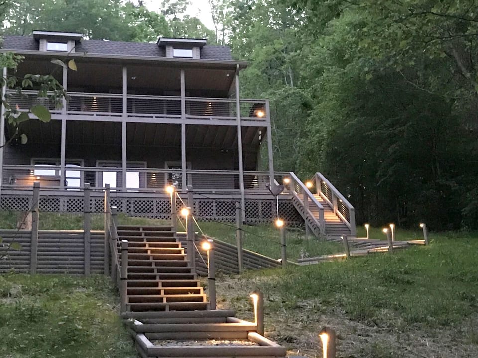 View of home from the lake