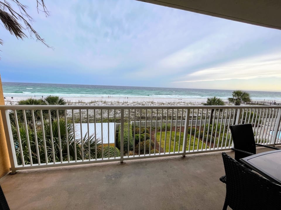 Gulf-front view from balcony!