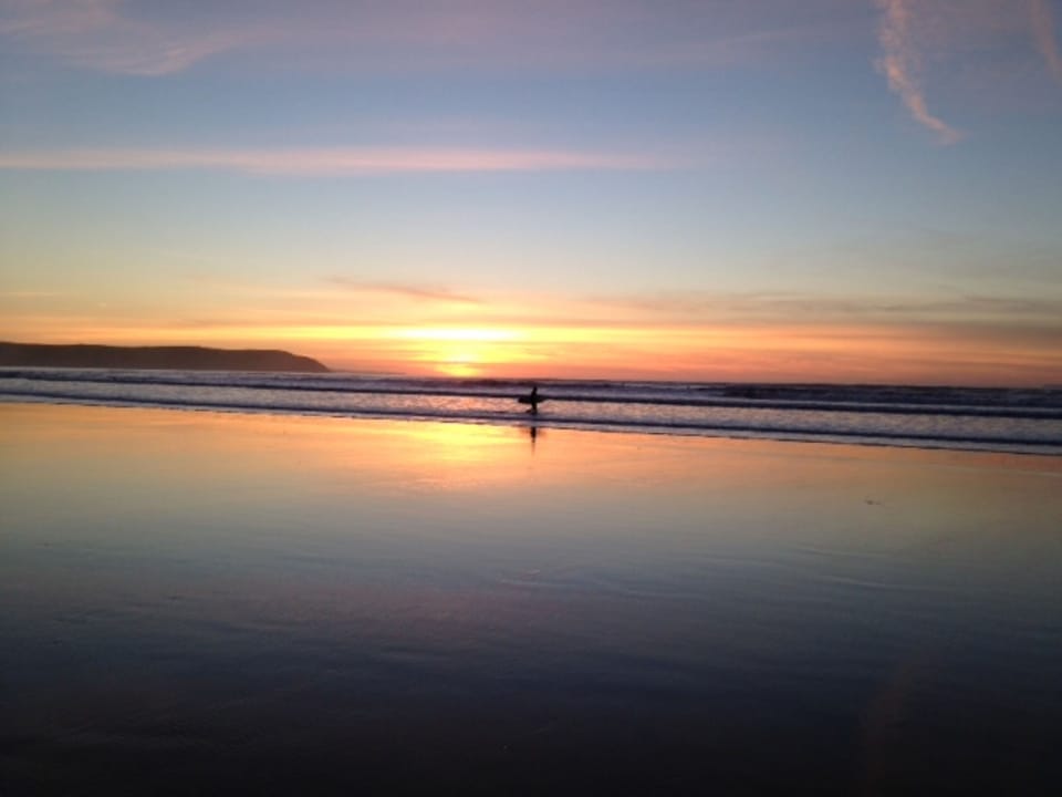 Sunset on Woolacombe Bay