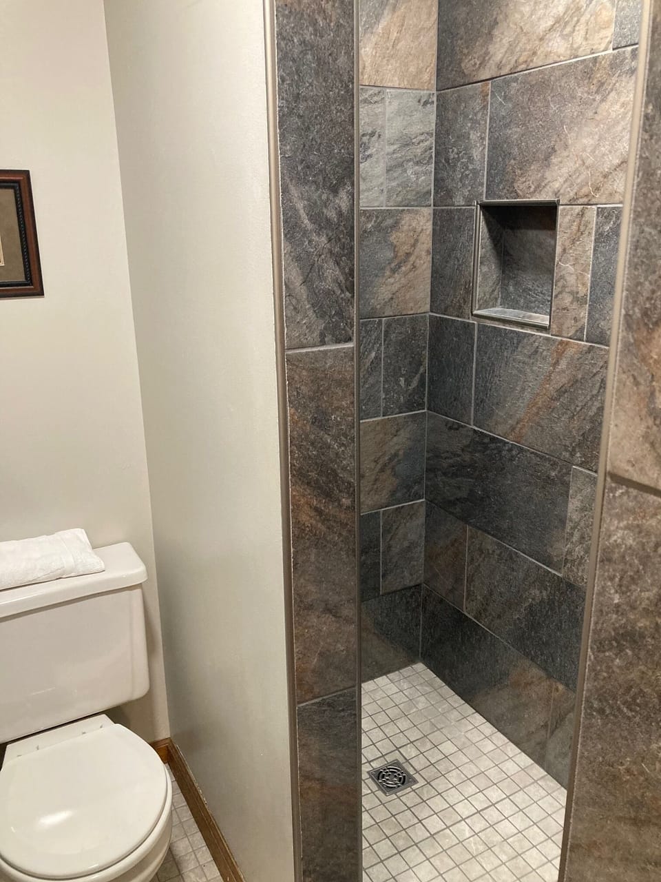 Upstairs shower