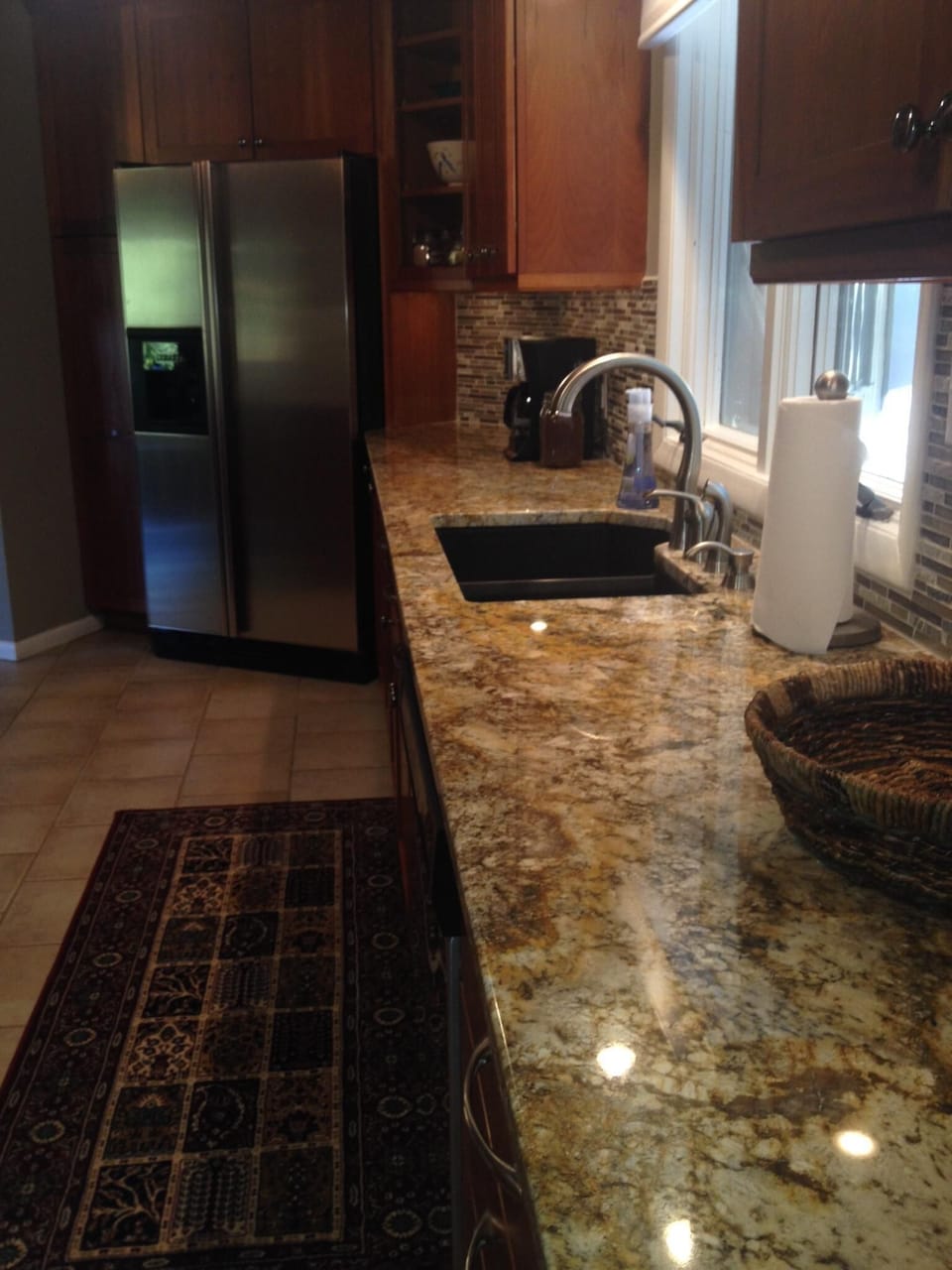 Beautiful kitchen with stainless appliances and granite. Everything you'll need.