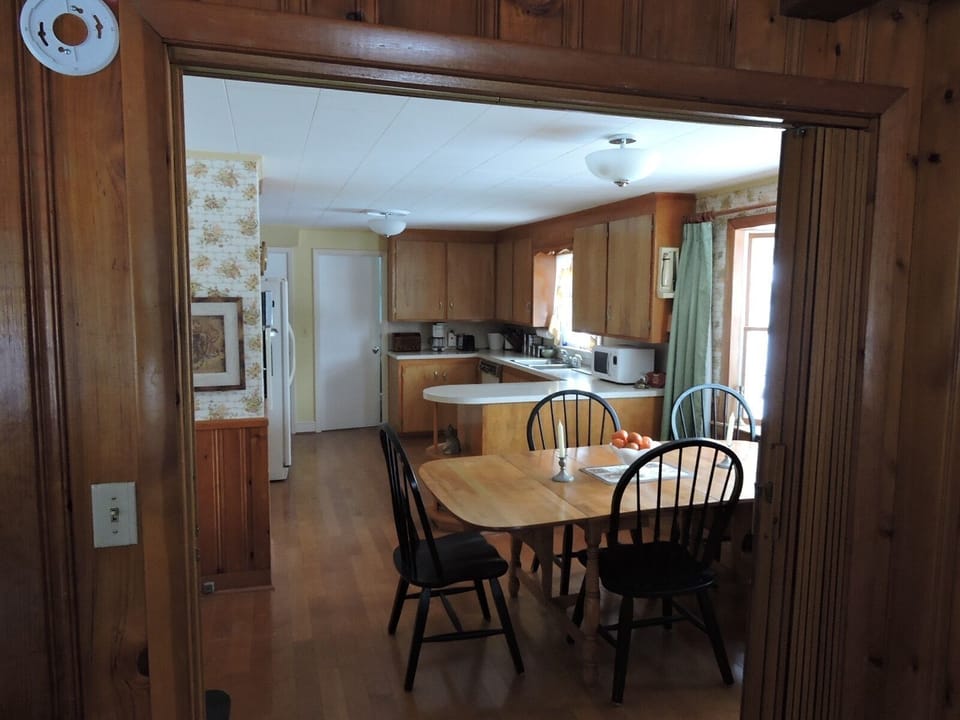 kitchen viewed from family room