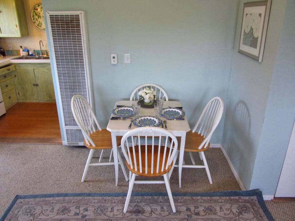 Dinning area in the living room area