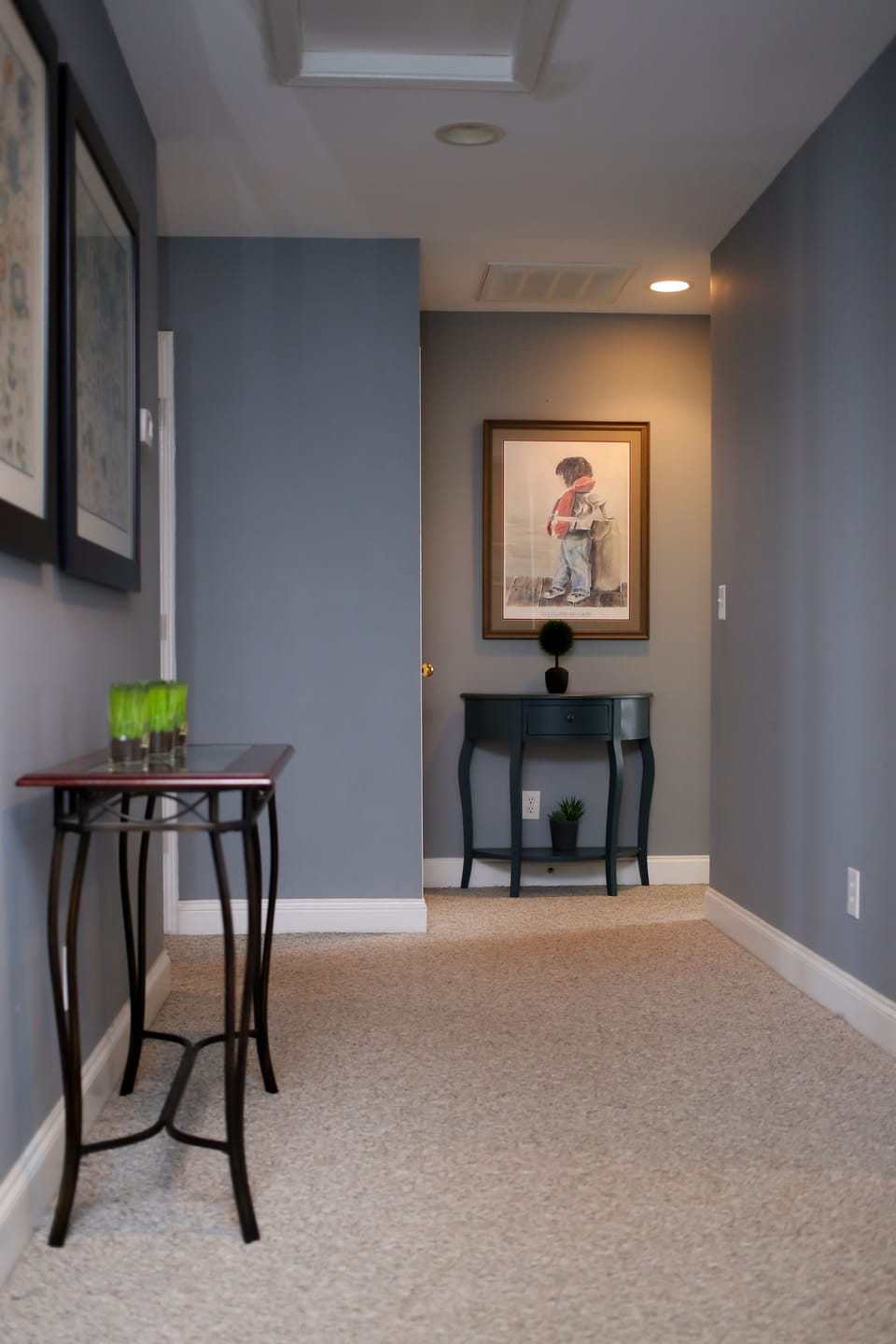 Upstairs hall way area