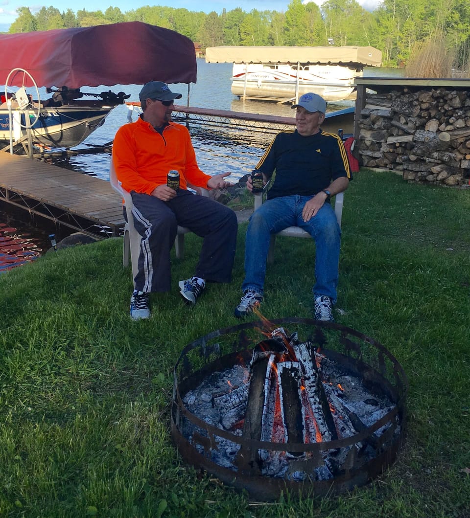 Relax by the fire pit