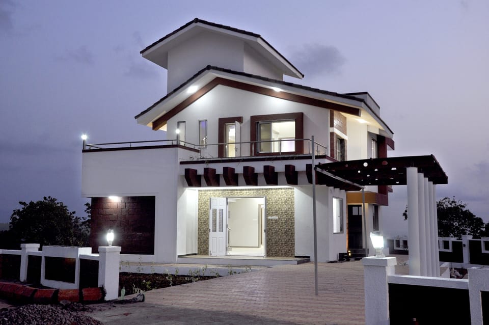 External View of Villa Facade