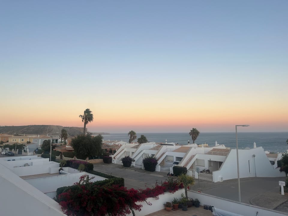 View from roof terrace towards Luz