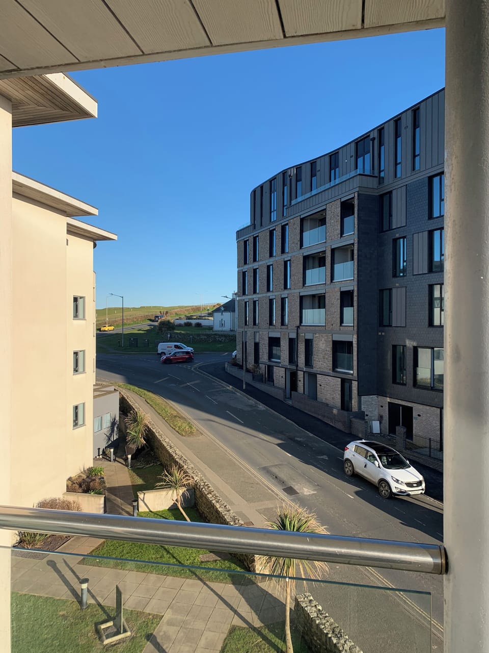 Balcony south facing
