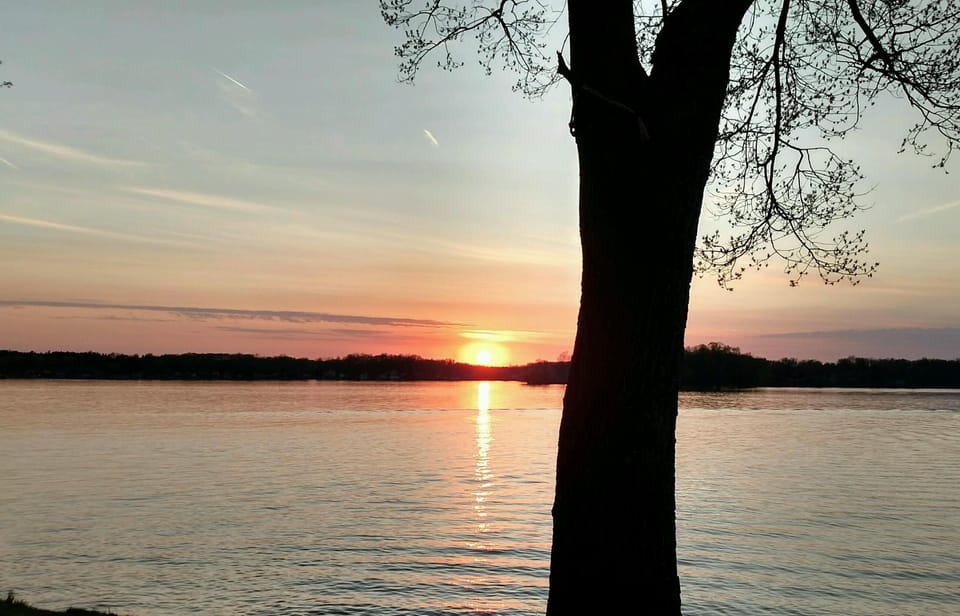 Beautiful, endless Michigan sunsets from the southeast vantage point...