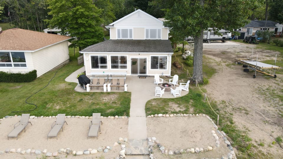 Lakeside view of Brenda's Beach House