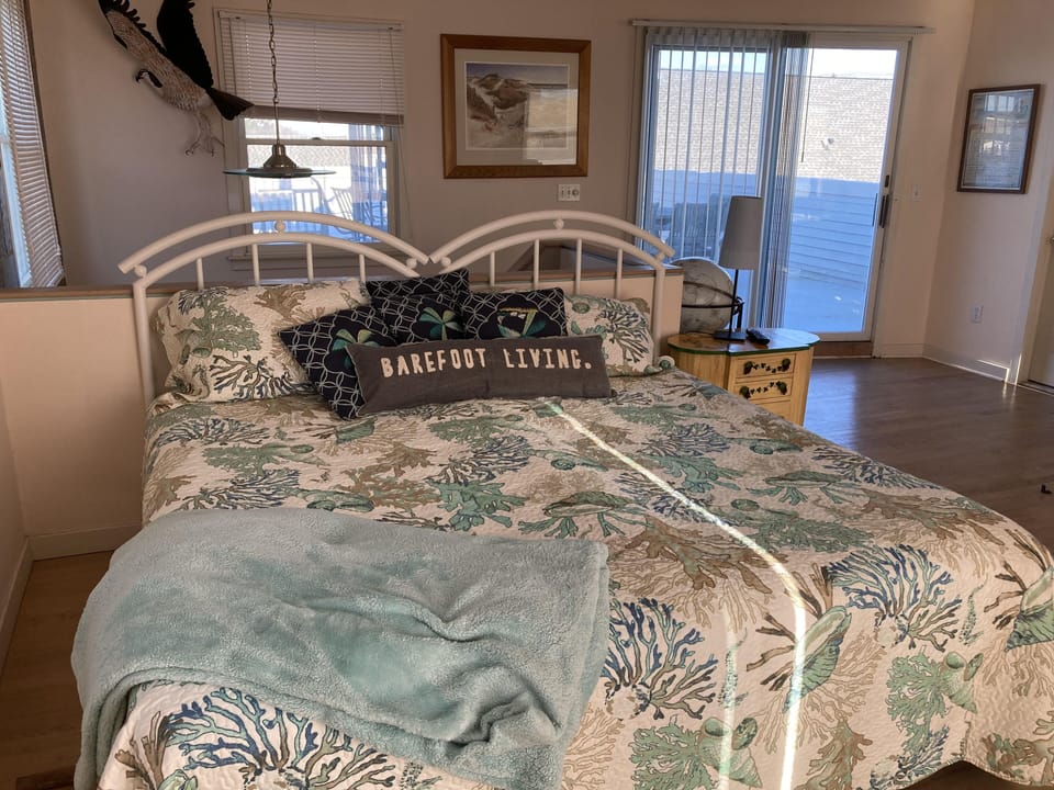 King Size bed on third floor