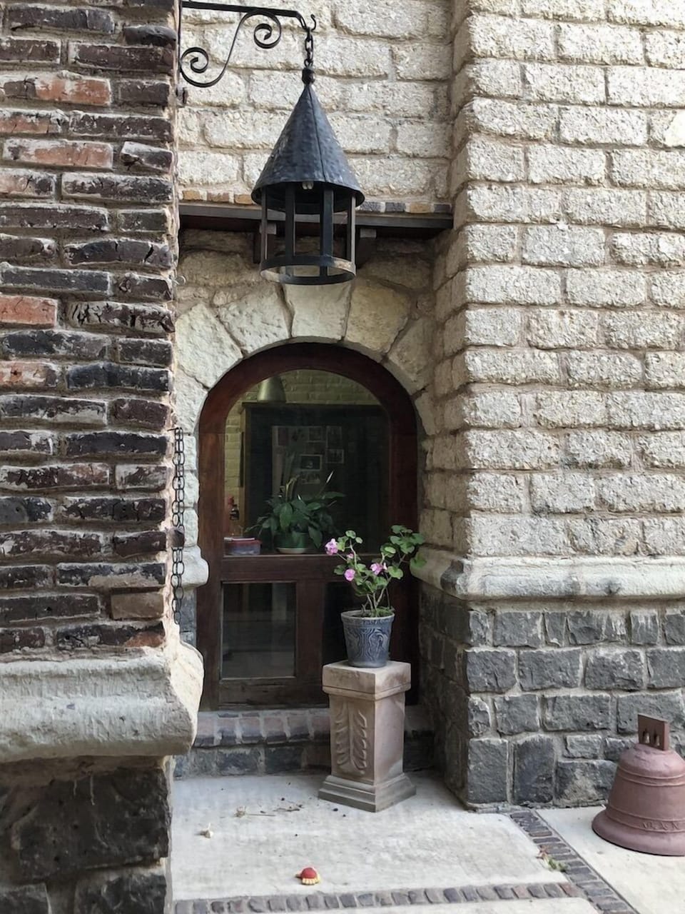 Private outdoor patio