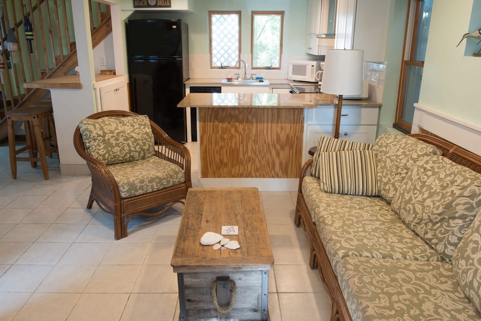 Open first floor for casual entertaining and family time