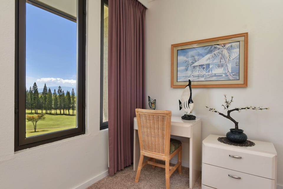 Great views from your upstairs desk
