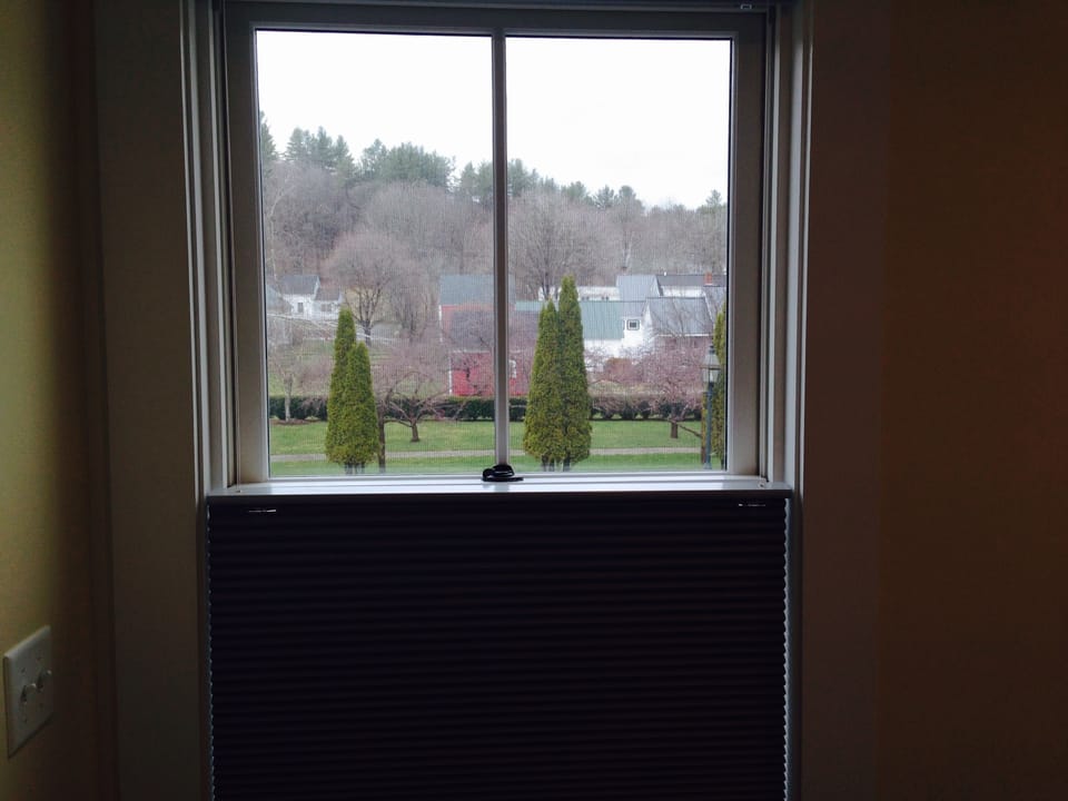 Early Spring View of the Town Garden from your Hallway window!