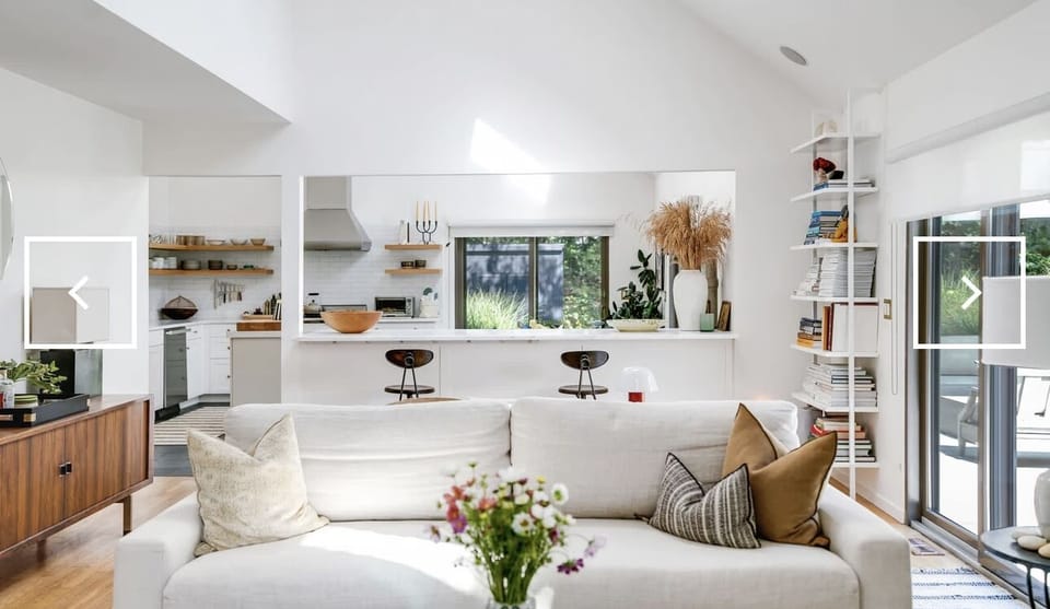 LIVING ROOM FACING KITCHEN