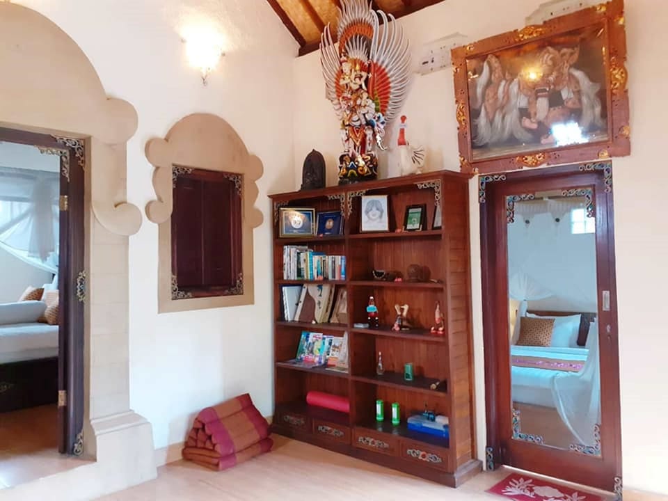 entrance to bedroom 1 and 2 at the living area